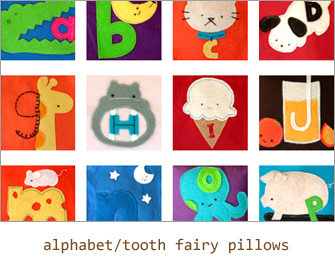 Alphabet Pillows